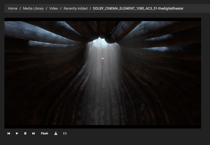 Vidéo sur l'interface web